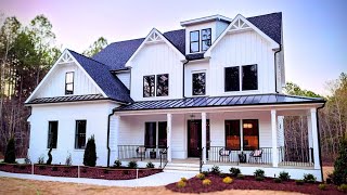 TOUR A $1,599,600 Luxury Farm House in Apex NC | Luxury Home Tour | (NEW CONSTRUCTION)