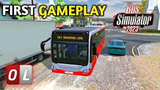🚚FIRST GAMEPLAY! Of Bus Simulator 2023 By Ovilex Soft | Android & iOS | Ovilex Game🏕 | Bus Gameplay screenshot 3