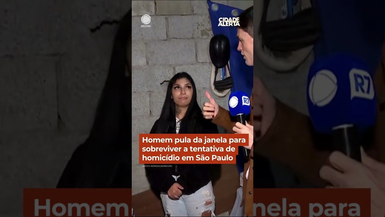 Homem invade apartamento da ex e esfaqueia atual namorado dela #CidadeAlerta #Shorts