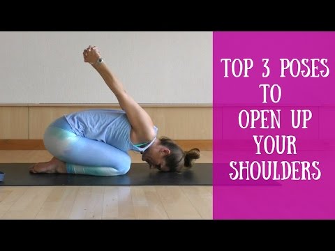 5-Pose Yoga Fix Stretches to spread out Shoulders