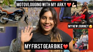 A New Journey with my Arky | My First Geared Bike | Moto Vlogs | F250 | YuktaahRajesh
