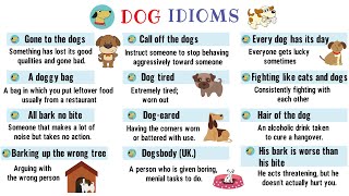 Dog Idioms and Sayings | List of 35+ Interesting Idioms Related to Dog in  English - English Study Online