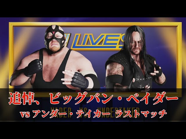 週末限定特価 WWE ビッグ バン ベイダー アルティメットエディション 追悼：ビッグバン・ベイダー 。vsアンダー・テイカー ラスト