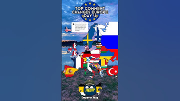 Top comment changes Europe (day 4) #europe #mapping #map #mapper #geography #history