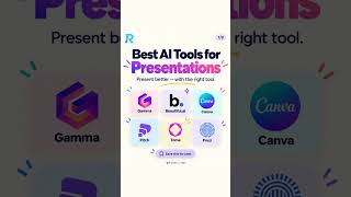 Best AI Tools for Presentations 📊 Gamma, Canva, Beautiful.ai &amp; More #Shorts