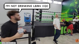 Xqc Thinks Adin Is Drinking Lean