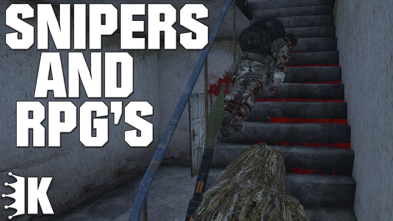 Snipers and RPG's | Arma 3 Lingor | @KingofSoup