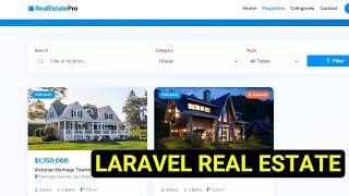 Build a Real Estate website in Laravel using Claude Code