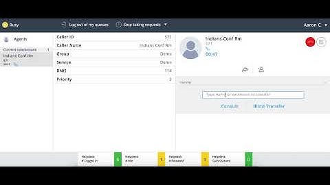 Mitel ECC Agent Interface