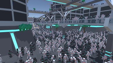 Crowd Simulation demo