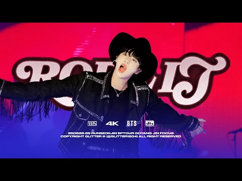[4K] 250806 ROPE IT  💙🎸⚡️ #RUNSEOKJIN_EP.TOUR IN LONDON D2 방탄소년단 진 직캠