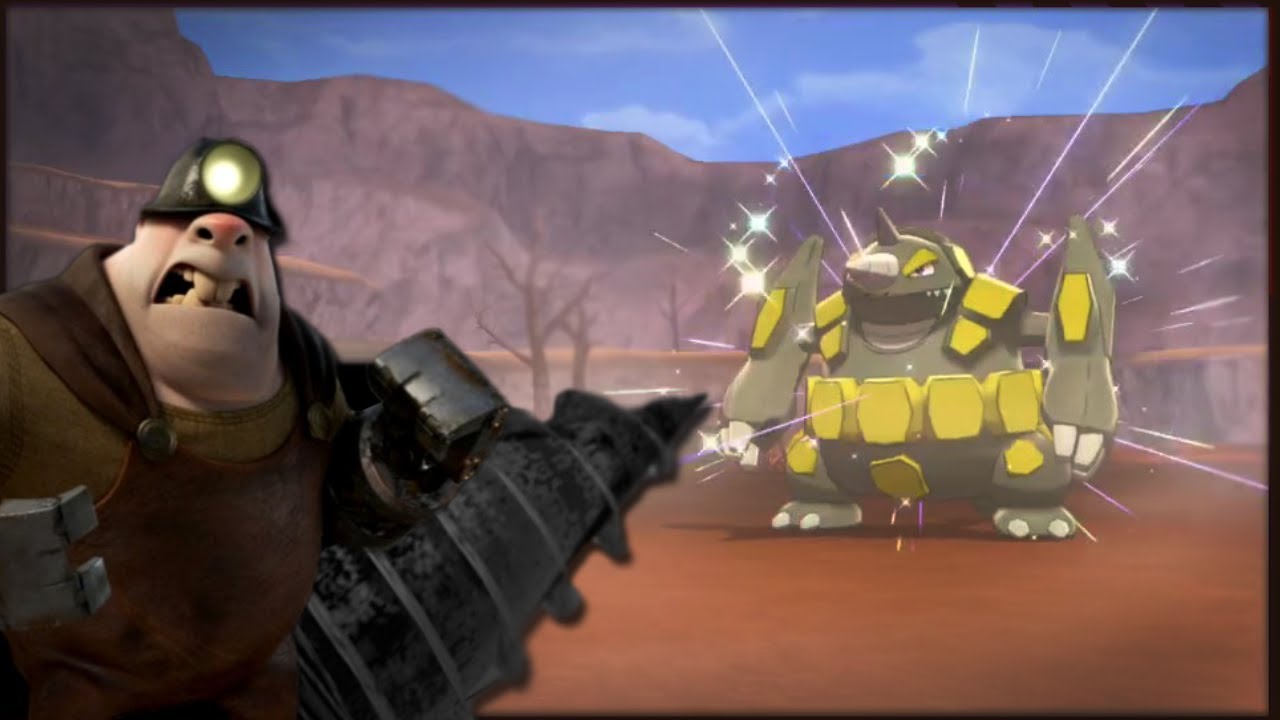 [Live] Shiny Rhyperior Arises from Underneath after 474 SR's! Pokemon ...