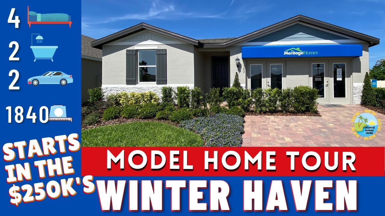Inside tour 4 bedroom home in Winter Haven Florida