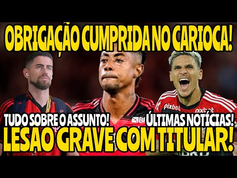 FLAMENGO AMAÇA SAMPAIO CORRÊA l LESÃO GRAVE COM TITULAR E MUITO MAIS!