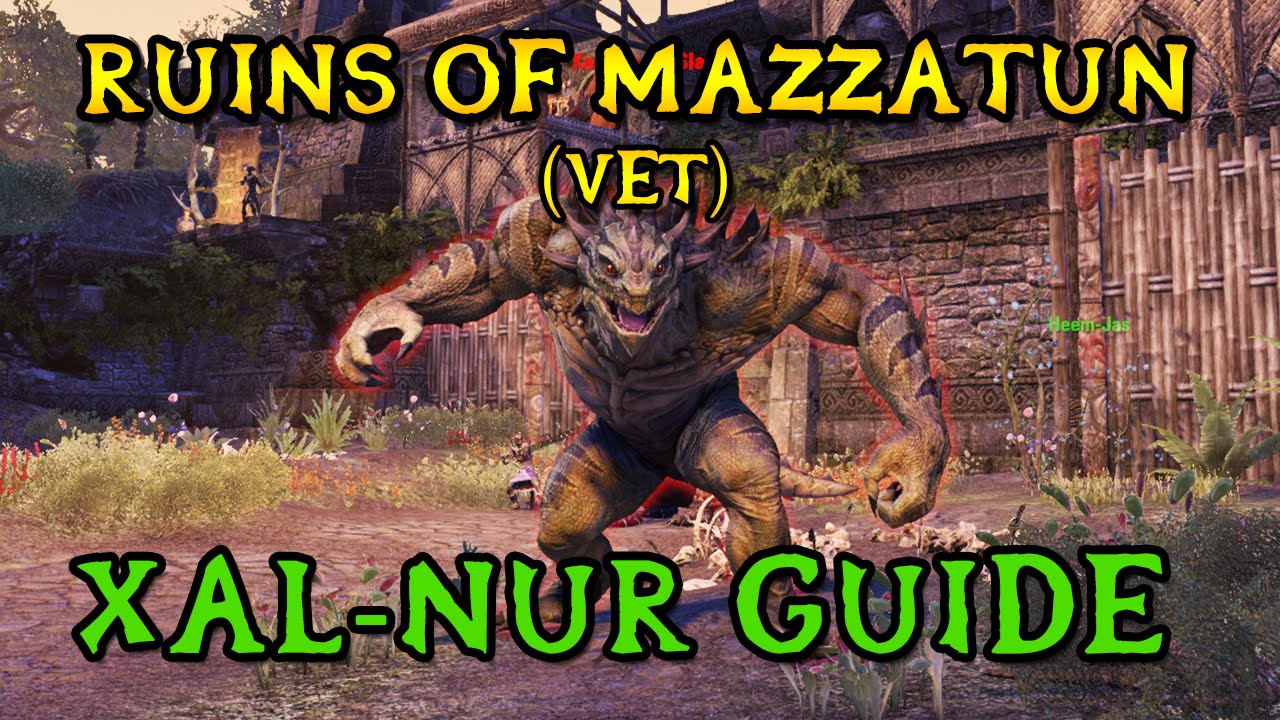 Veteran Ruins of Mazzatun Boss Guide XalNur 2nd Boss (ESO Shadows