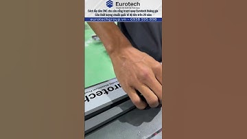 Lắp đặt tấm CNC cho cửa cổng trượt quay Eurotech hoàng gia 8.0 Premium. Đẳng cấp tạo nên từ chi tiết