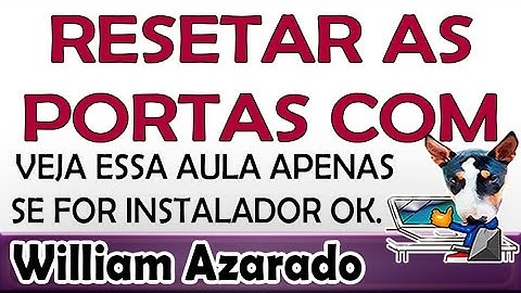 Resetar as portas COM do pc. - Aula para técnicos nível pró.