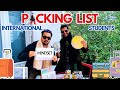 Packing list for france  caf documents  spices  essentials for international students