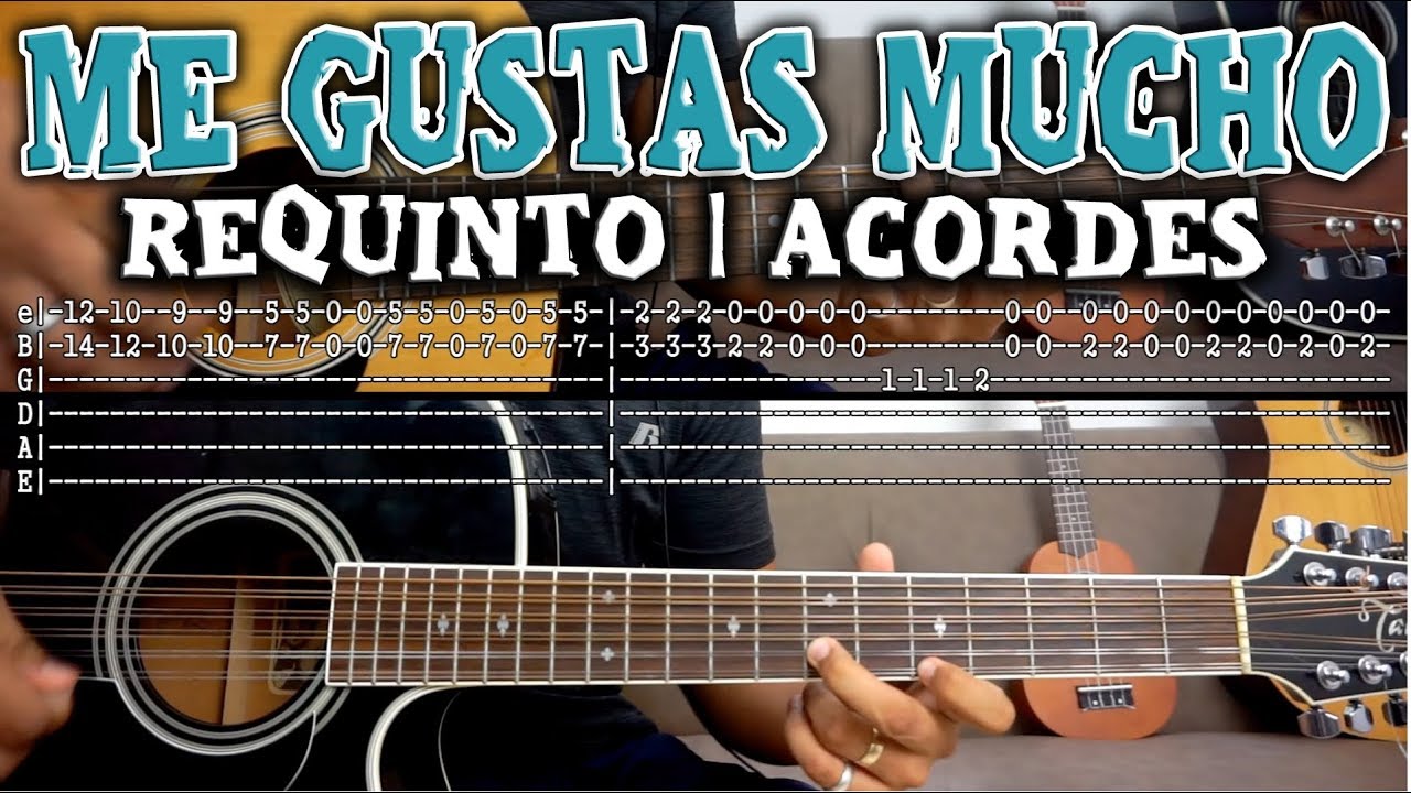Tutorial | Me gustas mucho | Ariel Camacho | Requinto | Acordes | TABS