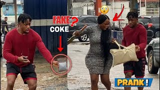 FAKE COKE PRANK ~ CR@ZY REACTIONS IN THE HOOD 😳