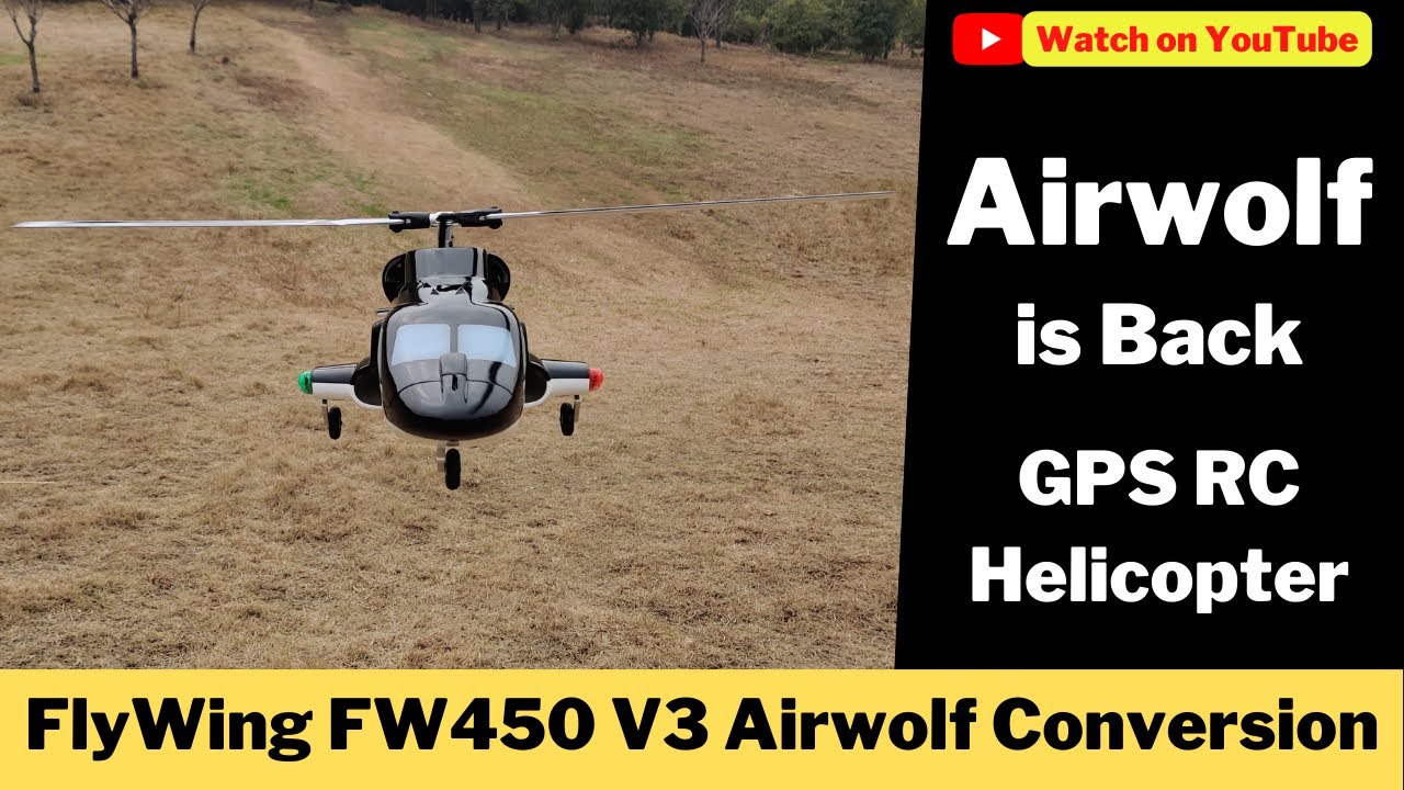Incredible Bell 222 Airwolf RC Helicopter Maiden Flight - You Need