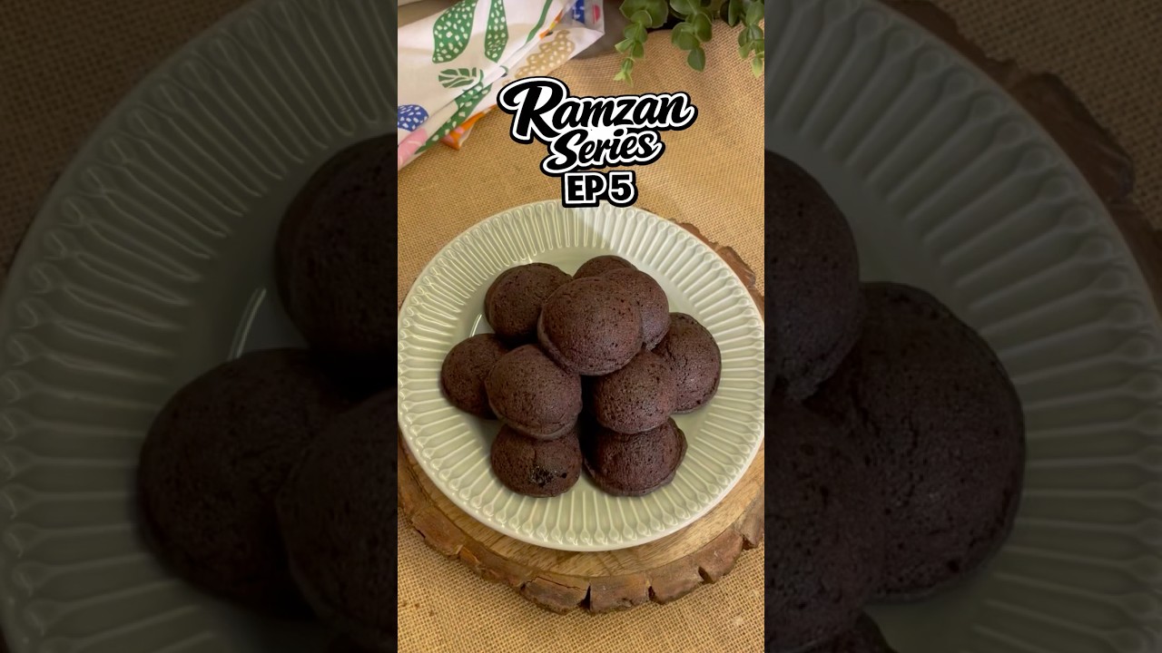 Ragi Banana Choco Lava Cake in Appe Pan | No Oven No Maida | Healthy Ramzan Dessert🍫🍌#cake#shorts