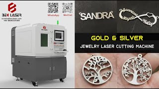 BEC High Speed Gold Silver Jewelry Laser Cutting Machine 1kw 1.5kw 2kw 3kw