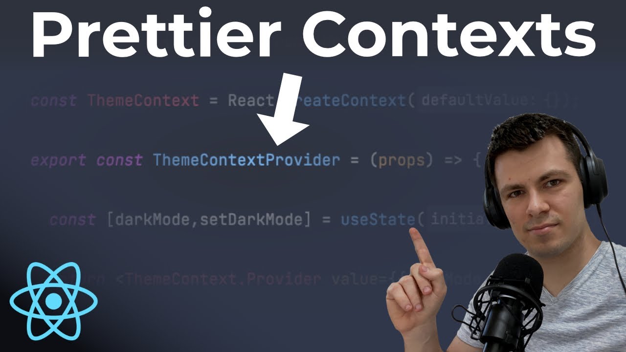 React context with state management (prettier contexts) - YouTube