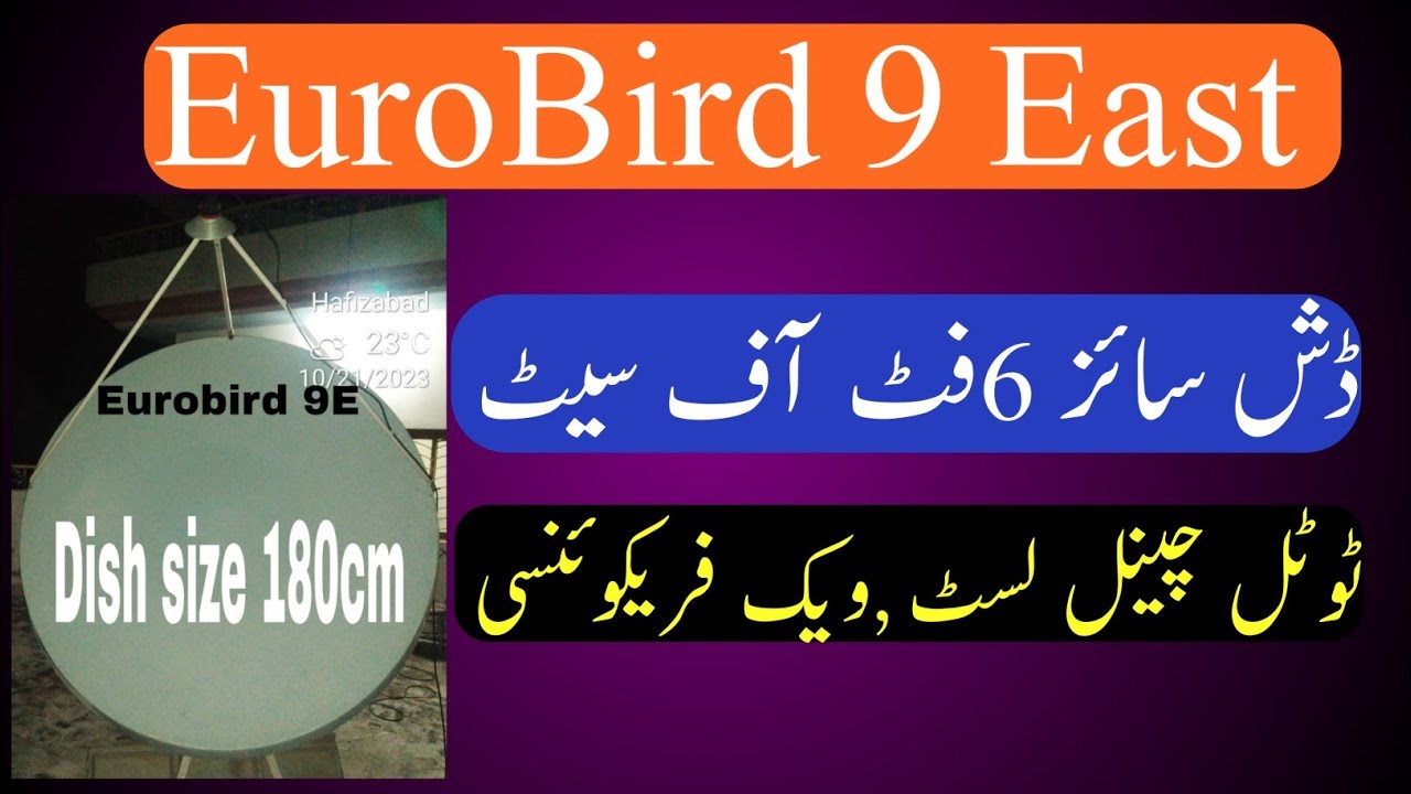 EuroBird 9 East Channel List Update - YouTube