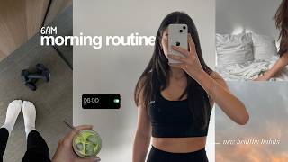 6Am Morning Routine 2025 New Productive & Aesthetic Healthy Habits