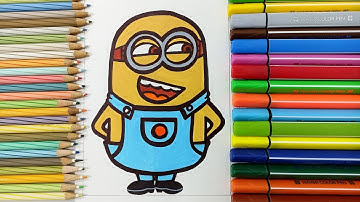 How to Draw Minion Bob 😁🖌️🎨