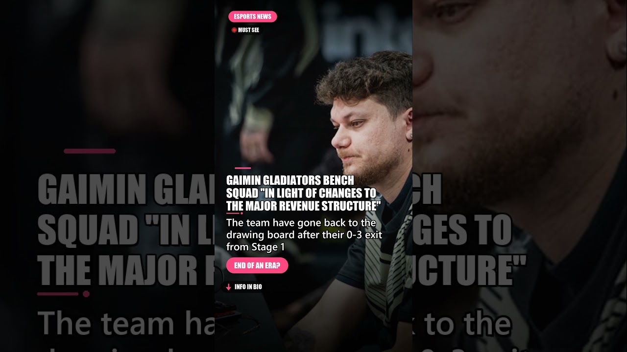 Gaimin Gladiators Bench Entire CS2 Roster Following Major Exit