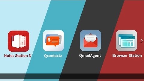 Outils de productivité QNAP : Notes Station 3, Qcontactz, QmailAgent et Browser Station (FR)