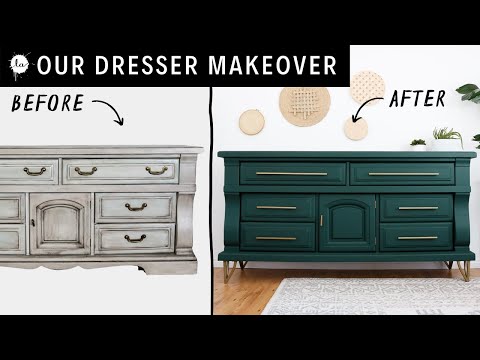 Fresh Furniture Update Vintage To Modern Dresser Makeover