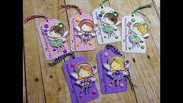 Not 2 Shabby Design Team Project | MFT Fairy Happy | Birthday Tags