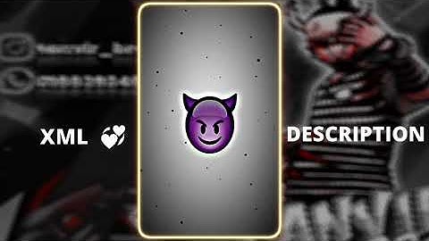 #tanvirbroeditor007  ATTITUDE XML 👿 DESCRIPTION CHK🙂#alightmotion #am_editors_bd_tsr #xml