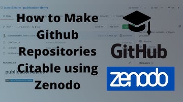 How to Make GitHub Repositories Citable Using Zenodo