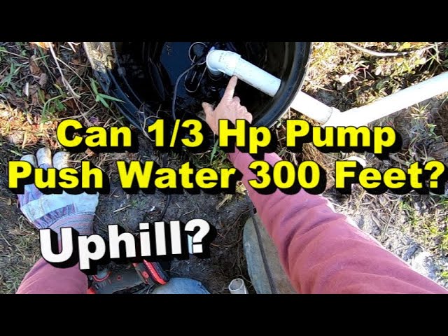 How to push water uphill