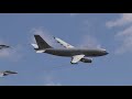 CC-150 Polaris Mid Air Refuelling DEMO with 2 CF-18 Hornets