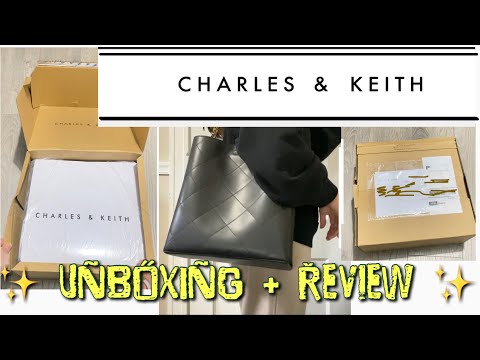 CHARLES & KEITH LEIA TOTE BAG UNBOXING + REVIEW