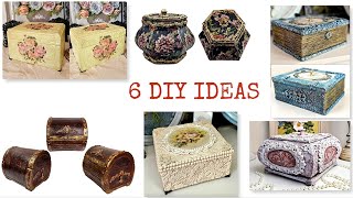 DIY/6 Best Jewelry boxes ideas/ Jewelry Boxes /Cardboard craft by Kitty Ideas 35,831 views 3 months ago 55 minutes