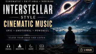 Interstellar Inspired Ambient Music 🌠 | Epic Cinematic Soundtrack for Focus, Study & Sleep