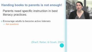Importance of Parent Training in Early Literacy (ILS: Module 02)