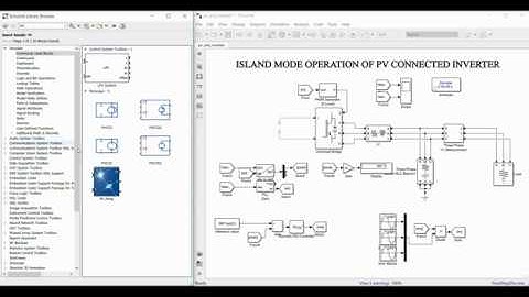 Photovoltaic inverter and voltage control Matlab/simulink