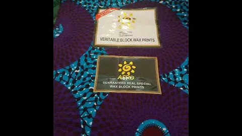 How to remove labels easily from ankara materials