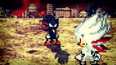 Dark Hyper Shadic Transformation sprite animation