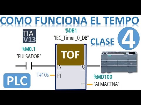 COMO FUNCIONA EL TEMPORIZADOR TOF ||PLC, TIA PORTAL CLASE #4