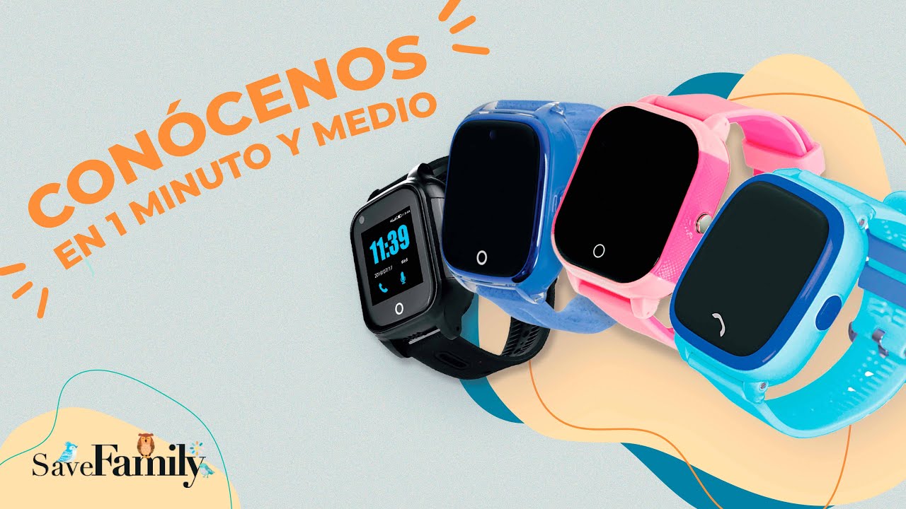 Reloj inteligente con GPS para niños SaveKids. NUEVO MODELO Acuático ip67 y  CON CÁMARA.