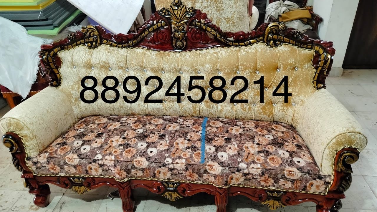 Maharaja furniture carving furniture Ks handicrafts YouTube