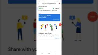 Use the Google opinion Rewards apps for earning Google amount screenshot 4